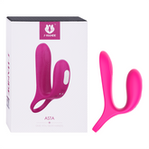 Anillo vibrador masculino doble estimulación S-hande Asta, diseñado para mejorar la experiencia sexual del hombre y su pareja