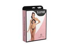 Conjunto de lencería Mae en color negro de la marca Lerot