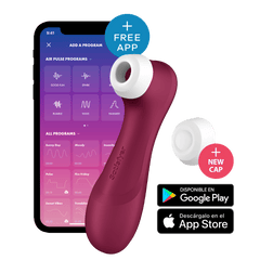 Image of Satisfyer Pro 2 - Generación 3 Vinotinto, a sleek and elegant clitoral stimulator in deep red color