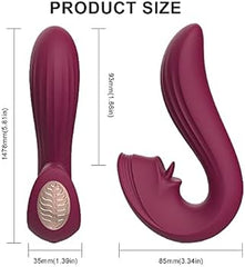 Vibrador Velvet Kiss Punto G y Clítoris con 10 modos de vibración, recargable por USB y resistente al agua para mayor versatilidad