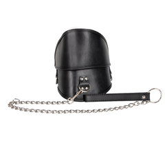 Collar mordaza negro con diseño elegante y acabado brillante