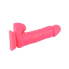 Realistic dildo with dual density for lifelike feel and flexibility