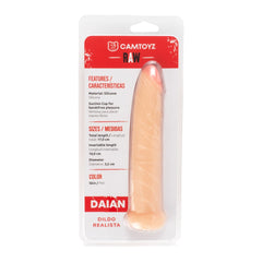 Sensual and pleasurable 17 cms Daian dildo with realistic design
