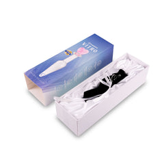 Crystal-clear glass dildo with ribbed texture for heightened sensations and pleasure