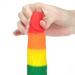 Dildo Rainbow 7 Prider para la diversión y el placer íntimo