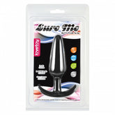 Black slim anal plug lure size M, designed for ultimate comfort