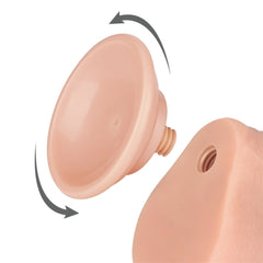 Dildo Sliding Sking 7 Flesh: Realistic 7-inch skin-like texture dildo for sensual pleasure