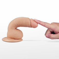 Dildo grande y flexible para estimulación profunda y placer extremo