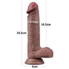 Juguete sexual realista con doble capa para mayor realismo