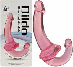 Beige silicone dildo with suction cup base, designed for hands-free solo play