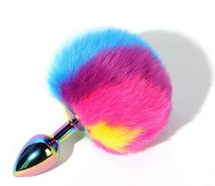 Vibrant and colorful Plug Cola Conejo Colors product with a rabbit logo