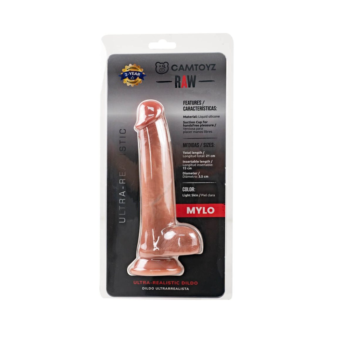 Ultra-realistic 21 cm dildo with lifelike texture and flexible design
