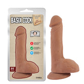 Dildo Realista Basix Cock Latin para una sensación realista y placentera