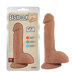 Dildo Realista Basix Cock Latin para una sensación realista y placentera