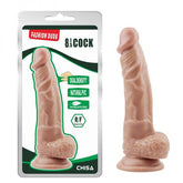 A realistic 85 inch flesh-colored dildo with fashionable design