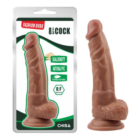 Dildo Fashion Dude 85 Latin in realistic skin color and veiny texture