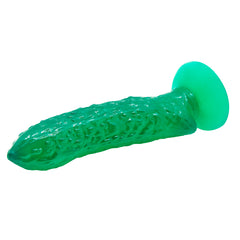 Large, realistic dildo designed to resemble a passionate fruit, perfect for solo or partner play