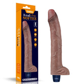 Vibrador Real Softee 11 de color rosa intenso y textura suave
