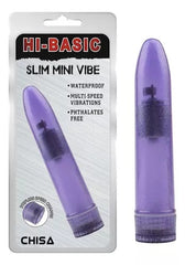Vibrador negro Slim Mini Vibe con diseño ergonómico y potente vibración