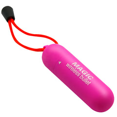 Compact and powerful Bala Vibradora Wireless Bullet for discreet and hands-free pleasure