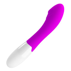 Vibrador recargable con batería de larga duración y cable USB incluido
