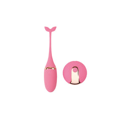 Pequeño vibrador con control remoto para juegos eróticos