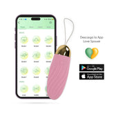 Long-distance control egg vibrator with mobile app Elenor Majestic product