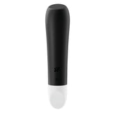 Satisfyer Ultra Power Bullet 2 in sleek black design with ribbed texture