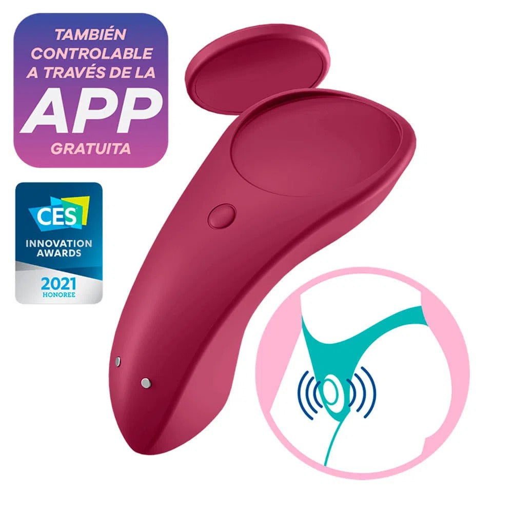 Satisfyer Sexy Secret discreet wearable panty vibrator for hands-free pleasure