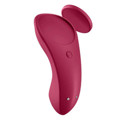 Close-up of Satisfyer Sexy Secret vibrator with remote control