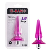 Stainless steel anal plug with ribbed texture and vibrating function for enhanced pleasure and stimulation