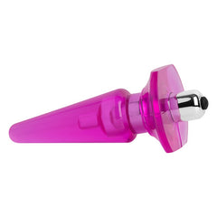 Nicole anal vibrator plug made of high-quality silicone material with tapered design and powerful vibration feature