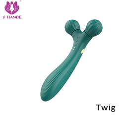 Vibrador Double Head TWIG, a flexible and powerful dual-ended vibrator for pleasure and stimulation