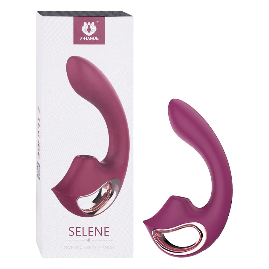 Vibrador Selene Doble Estimulador con diseño ergonómico y doble motor