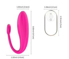 Vibrador con control remoto y diseño de tulipán para estimulación