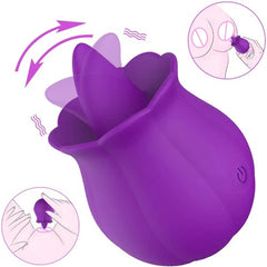 Vibrador Love Tongue: A realistic and soft silicone tongue-shaped vibrator for intense pleasure