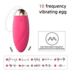Juego de huevo vibrador inalámbrico Jasper en varios colores