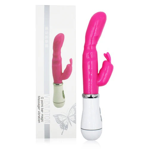 Rechargeable G Point Rabbit Vibrator with multiple vibration settings and ergonomic design