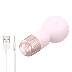 Masajeador portátil de diseño ergonómico para uso en casa o viajes