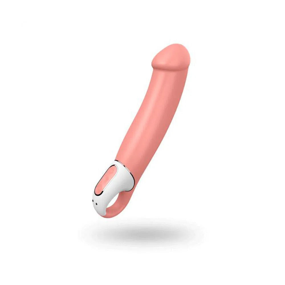 Vibrador Satisfyer Master Vibes Piel in luxurious deep red color with sleek design and powerful vibrations