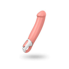 Vibrador Satisfyer Master Vibes Piel in luxurious deep red color with sleek design and powerful vibrations