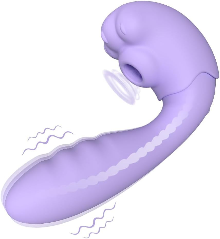 Vibrador Succionador Kitty para estimulación clitoriana y vaginal