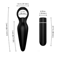 Silicone plug anal vibrador Dada in purple color, designed for ultimate pleasure and satisfaction