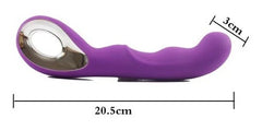 Ergonomically curved shape for targeted G-spot stimulation