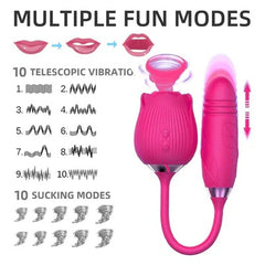Vibrador Rosa Anton, a sleek and powerful pink vibrator designed for ultimate pleasure