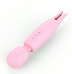 Close-up of the ergonomic design of Masajeador Lucio with heat function