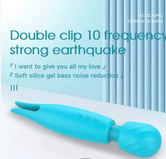 Masajeador Lucio in action, providing deep tissue massage for relaxation and pain relief