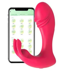 Vibrador Paolo de color rosa con diseño ergonómico y suave textura