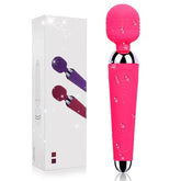 Small wand-shaped vibrating massager for targeted muscle relief and relaxation