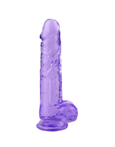 Dildo Consolador Jelly Transparente - Connor, realistic shape, flexible material, for pleasure